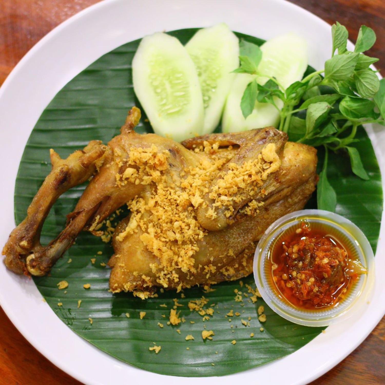 Ayam Goreng Kremes Kampung 1/2 Ekor